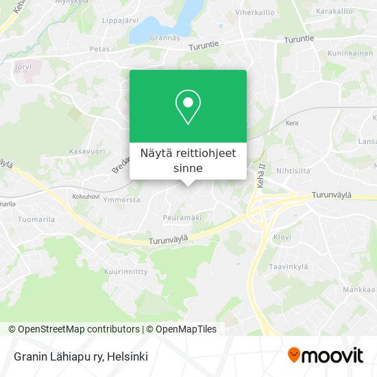 Granin Lähiapu ry kartta
