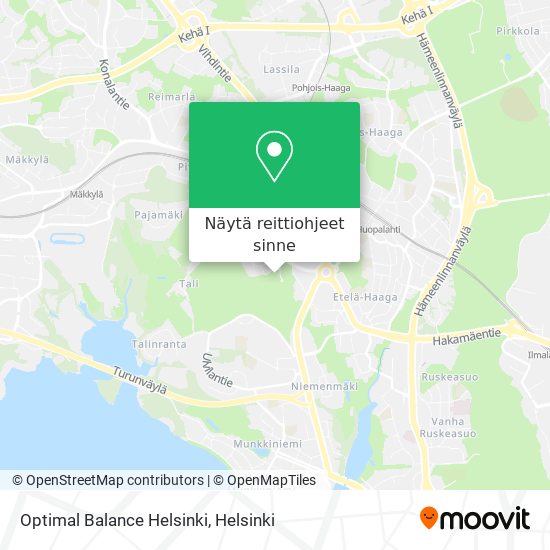 Optimal Balance Helsinki kartta