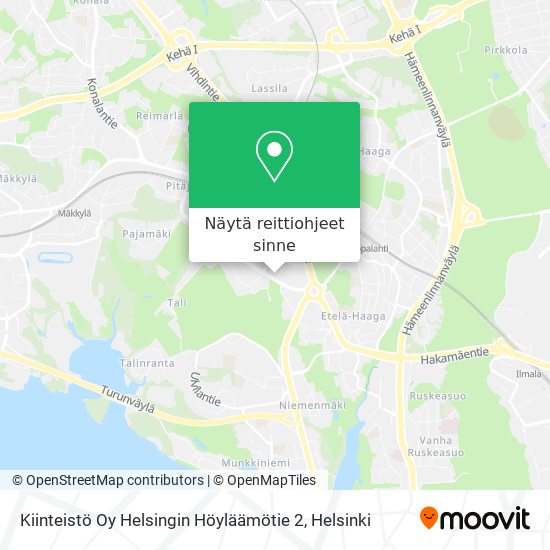 Kiinteistö Oy Helsingin Höyläämötie 2 kartta