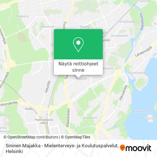 Sininen Majakka - Mielenterveys- ja Koulutuspalvelut kartta