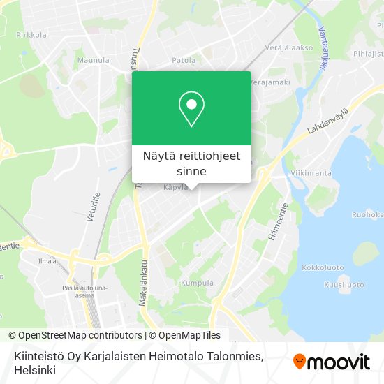 Kiinteistö Oy Karjalaisten Heimotalo Talonmies kartta