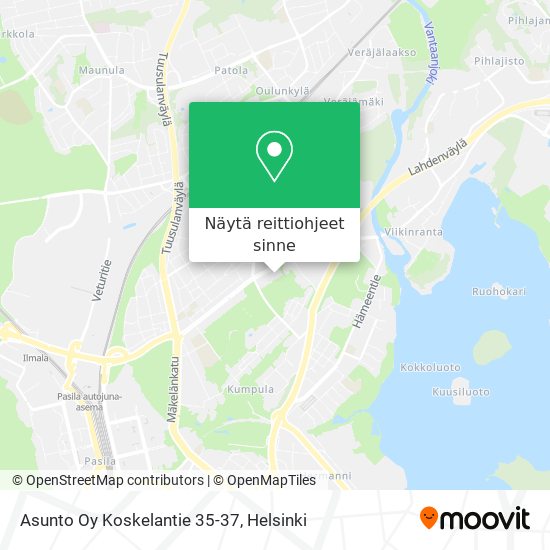 Asunto Oy Koskelantie 35-37 kartta