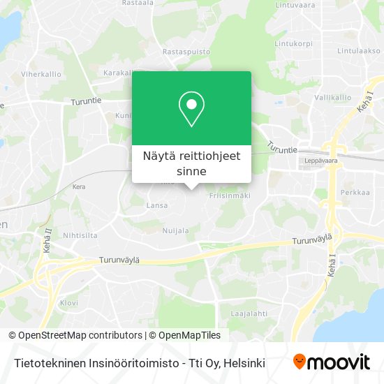 Tietotekninen Insinööritoimisto - Tti Oy kartta