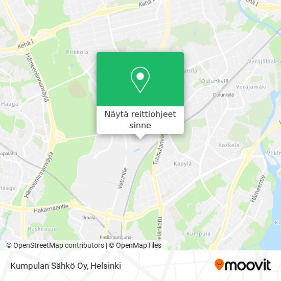 Kumpulan Sähkö Oy kartta