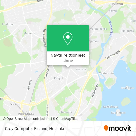 Cray Computer Finland kartta