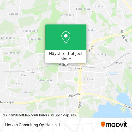 Lietzen Consulting Oy kartta