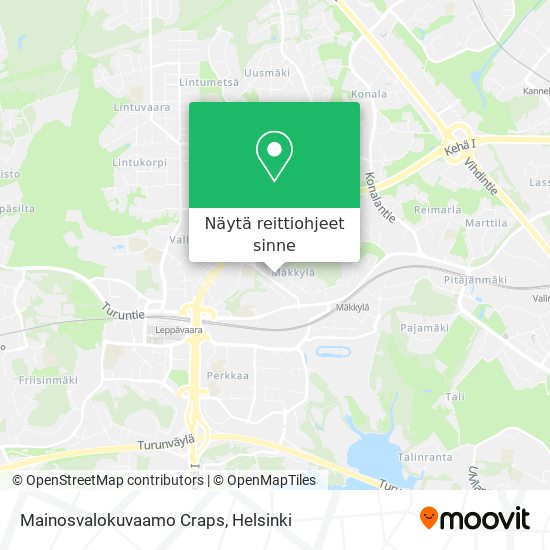 Mainosvalokuvaamo Craps kartta