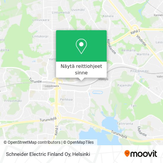 Schneider Electric Finland Oy kartta