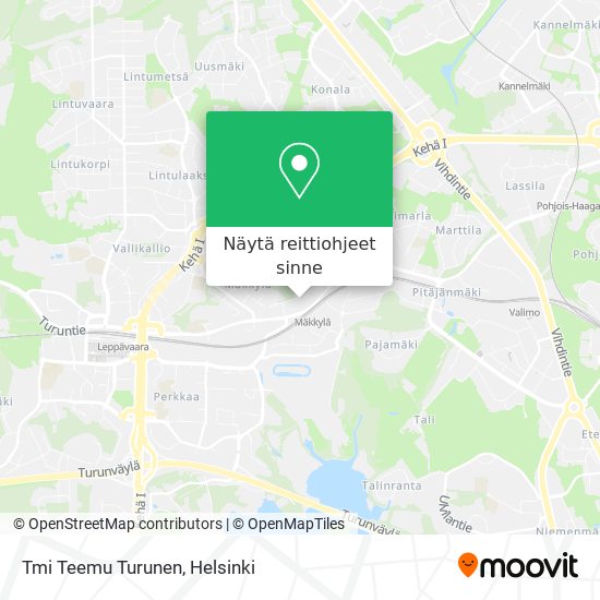 Tmi Teemu Turunen kartta