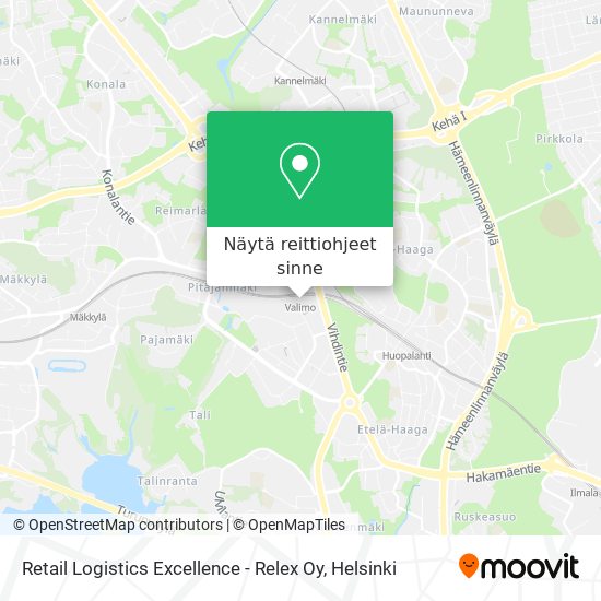 Retail Logistics Excellence - Relex Oy kartta