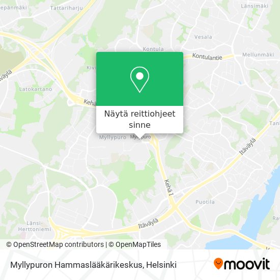 Myllypuron Hammaslääkärikeskus kartta