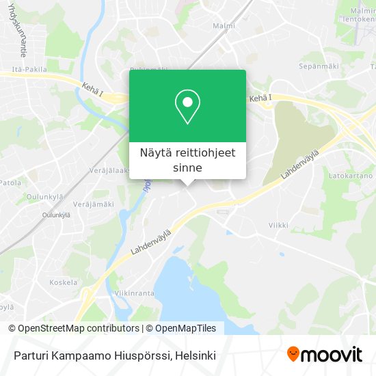 Parturi Kampaamo Hiuspörssi kartta