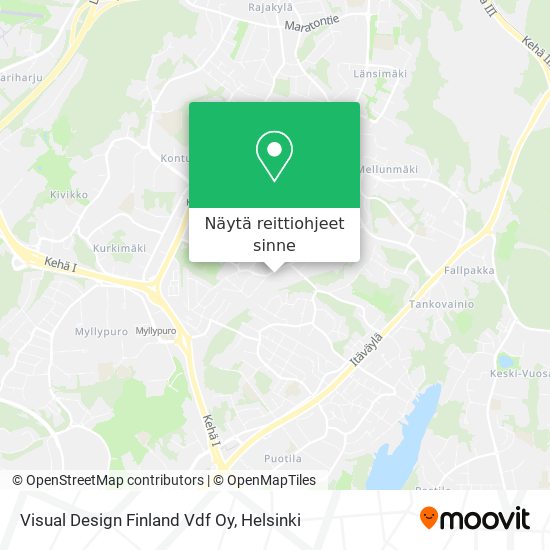 Visual Design Finland Vdf Oy kartta