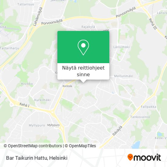 Bar Taikurin Hattu kartta