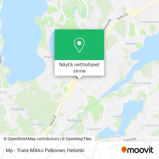 Mp - Trans Mikko Pelkonen kartta