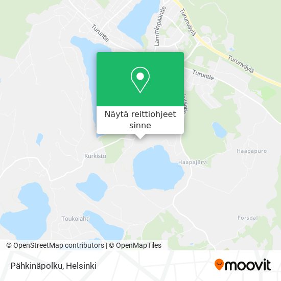 Pähkinäpolku kartta