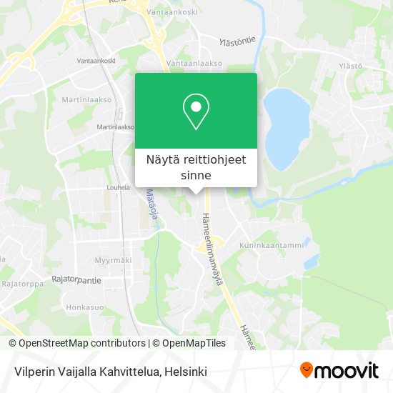 Vilperin Vaijalla Kahvittelua kartta