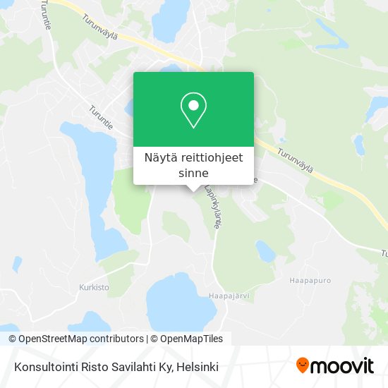 Konsultointi Risto Savilahti Ky kartta