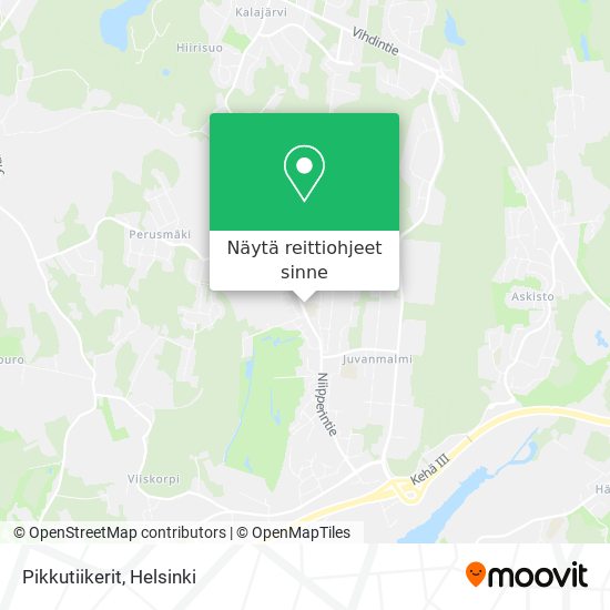 Pikkutiikerit kartta