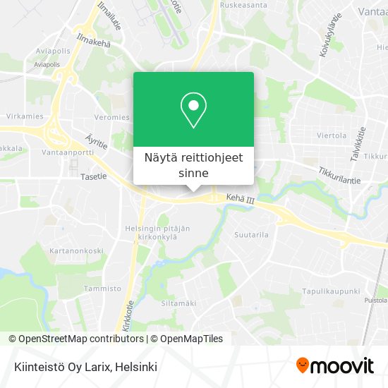 Kiinteistö Oy Larix kartta