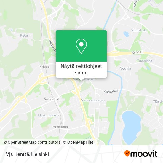 Vjs Kenttä kartta