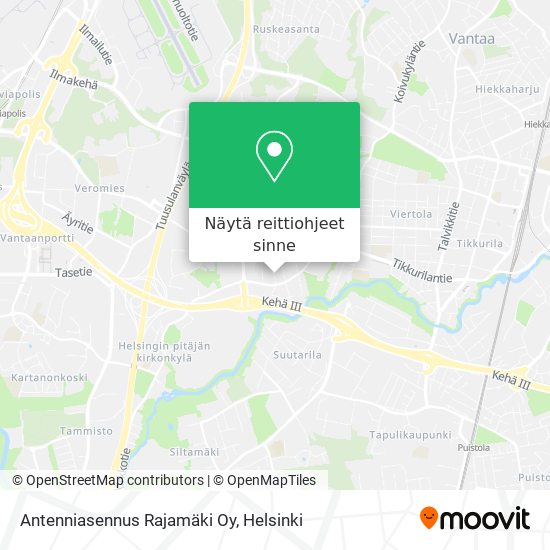 Antenniasennus Rajamäki Oy kartta