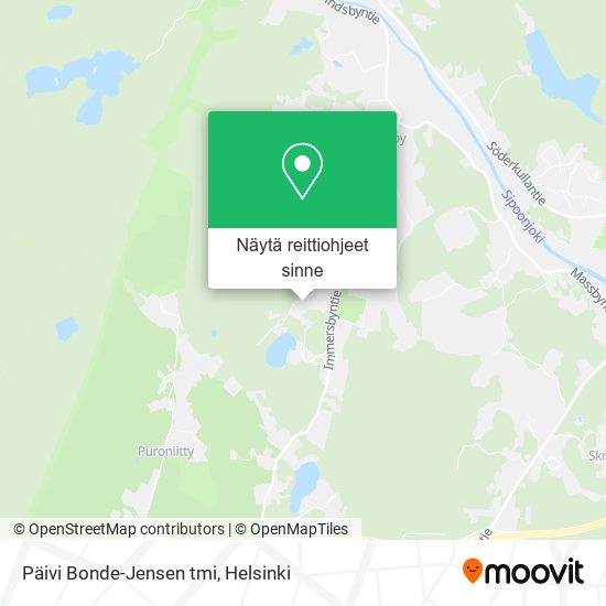 Päivi Bonde-Jensen tmi kartta