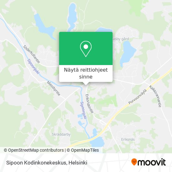 Sipoon Kodinkonekeskus kartta