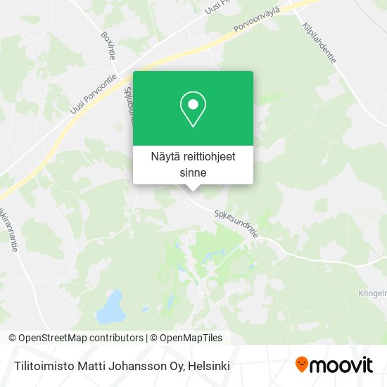 Tilitoimisto Matti Johansson Oy kartta