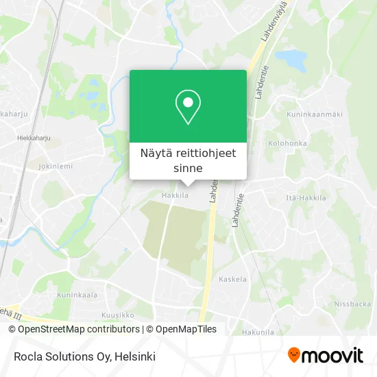 Rocla Solutions Oy kartta