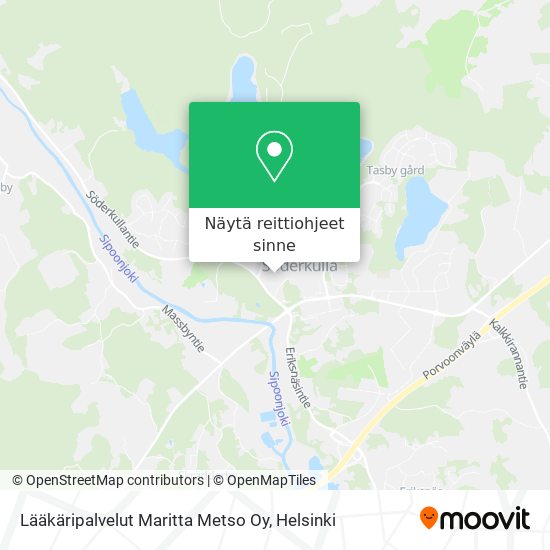 Lääkäripalvelut Maritta Metso Oy kartta