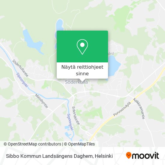 Sibbo Kommun Landsängens Daghem kartta