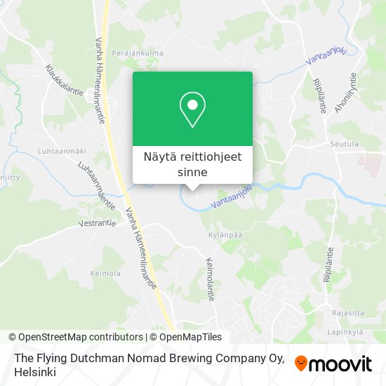 The Flying Dutchman Nomad Brewing Company Oy kartta
