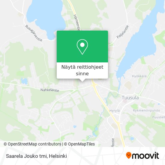 Saarela Jouko tmi kartta