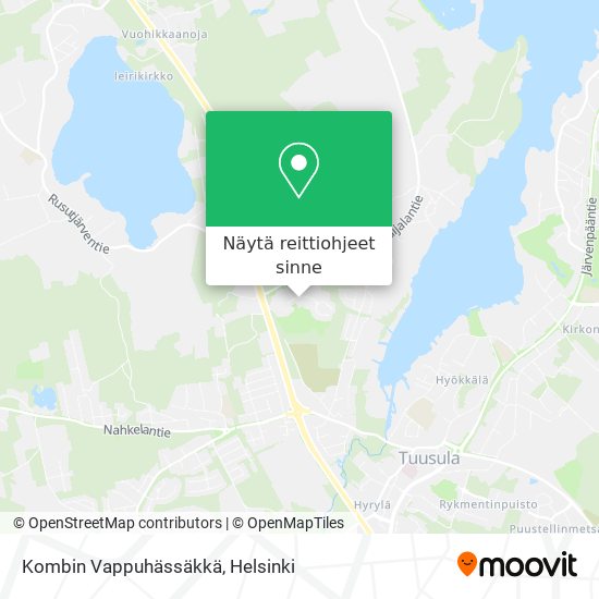 Kombin Vappuhässäkkä kartta