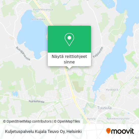 Kuljetuspalvelu Kujala Teuvo Oy kartta