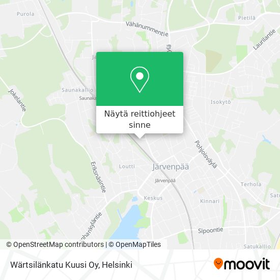 Wärtsilänkatu Kuusi Oy kartta