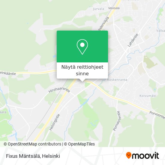 Fixus Mäntsälä kartta