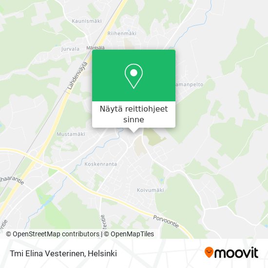 Tmi Elina Vesterinen kartta