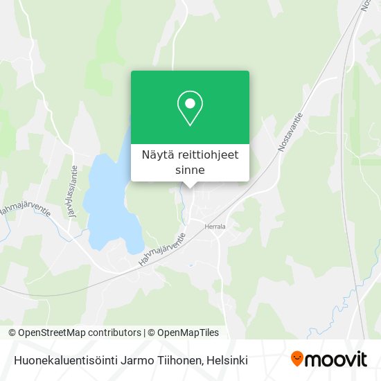 Huonekaluentisöinti Jarmo Tiihonen kartta
