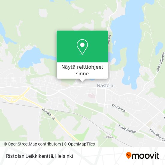 Ristolan Leikkikenttä kartta