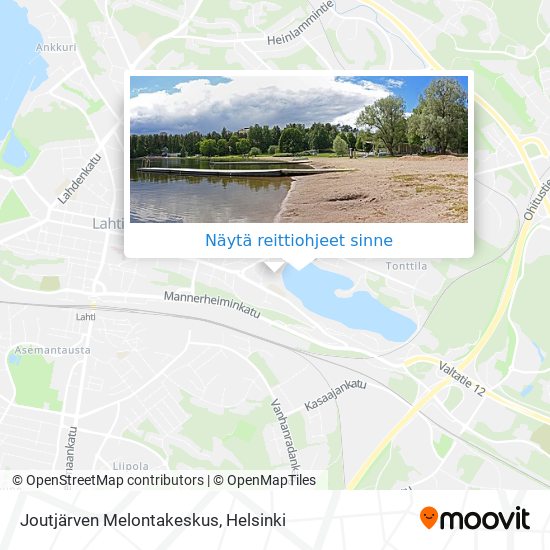 Joutjärven Melontakeskus kartta