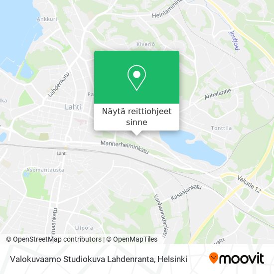 Valokuvaamo Studiokuva Lahdenranta kartta