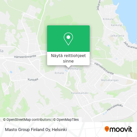 Masto Group Finland Oy kartta