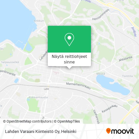 Lahden Varaani Kiinteistö Oy kartta