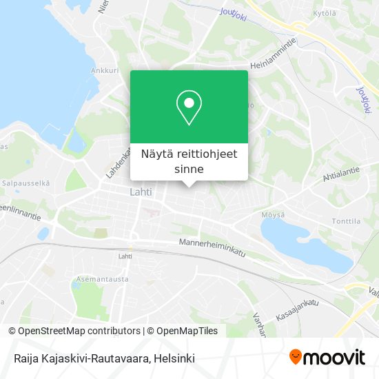 Raija Kajaskivi-Rautavaara kartta