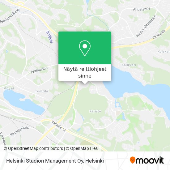 Helsinki Stadion Management Oy kartta
