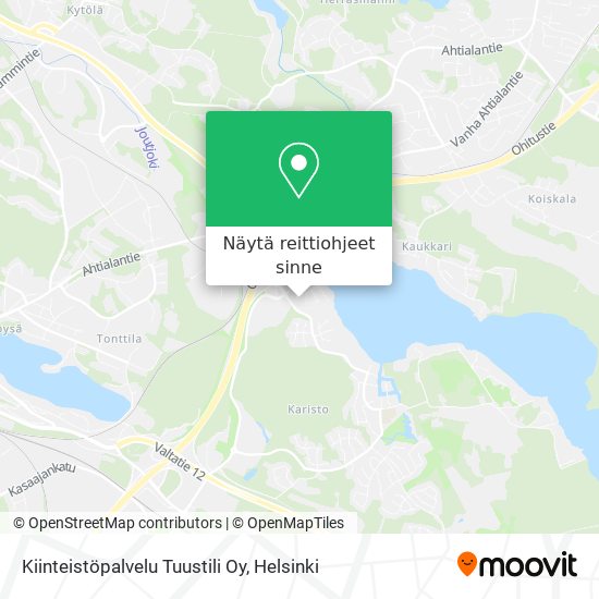 Kiinteistöpalvelu Tuustili Oy kartta