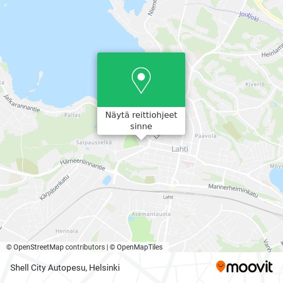 Shell City Autopesu kartta