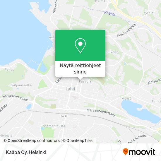Kääpä Oy kartta